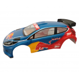 BOLHA CARROCERIA ORIGINAL FIESTA S2000 PINTADA RED BULL PARA AUTOMODELO DRX ESCALA 1/9 KYOSHO TRB175 RB